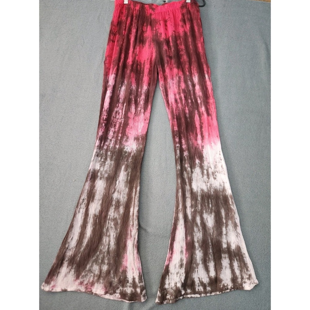 Raga Anthropologie Tie Dye Flare Pants Sz Small Gypsy Boho Hippie Festival NWOT